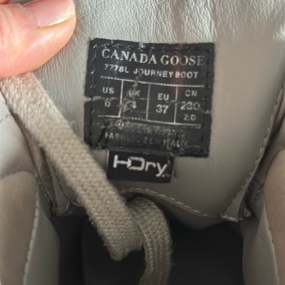 Canada Goose Journey Boot. Made in Italy. - Picture 6 of 7